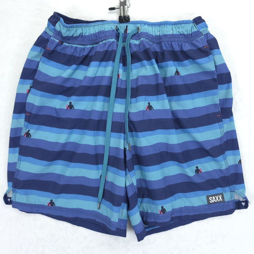 Saxx OH BUOY 2N1 Swim Trunks 7" Inseam Mens Medium